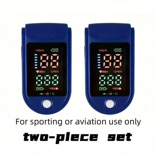 Pulse Oximeter SpO2 & Heart Rate Monitor ( 2-Pack)