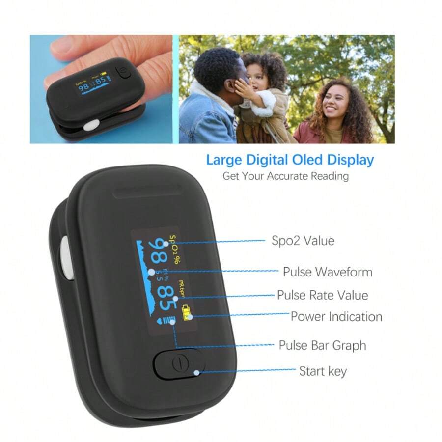 Household Finger Pulse Oximeter