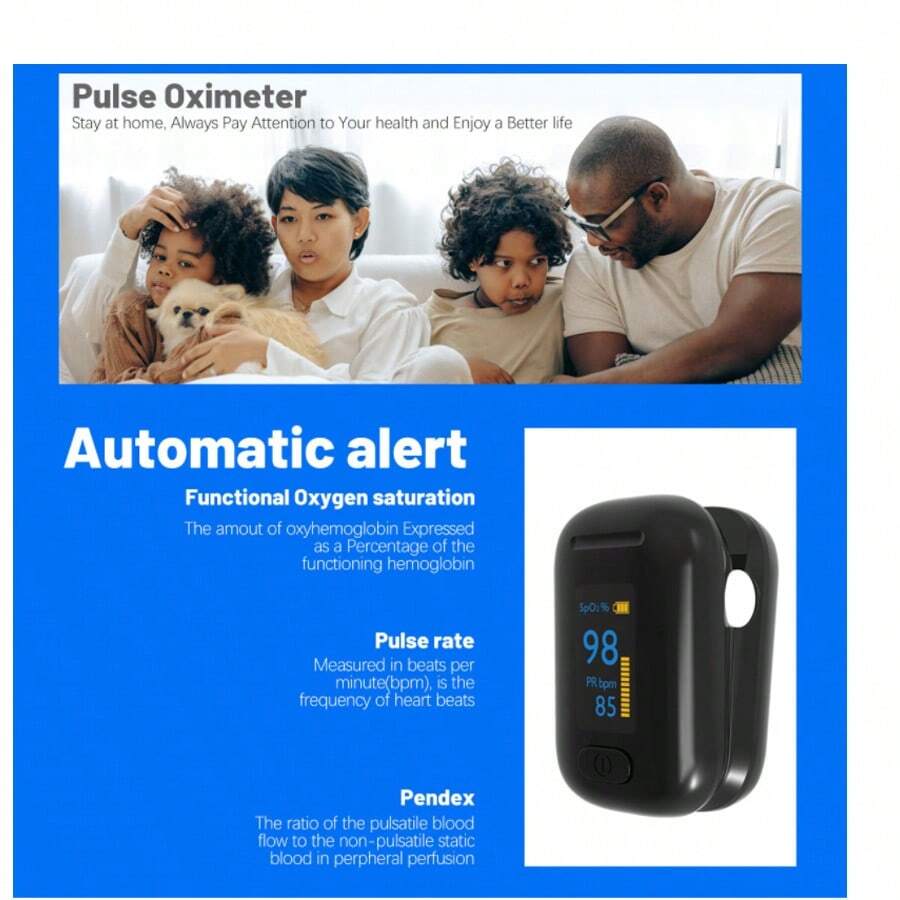 Household Finger Pulse Oximeter