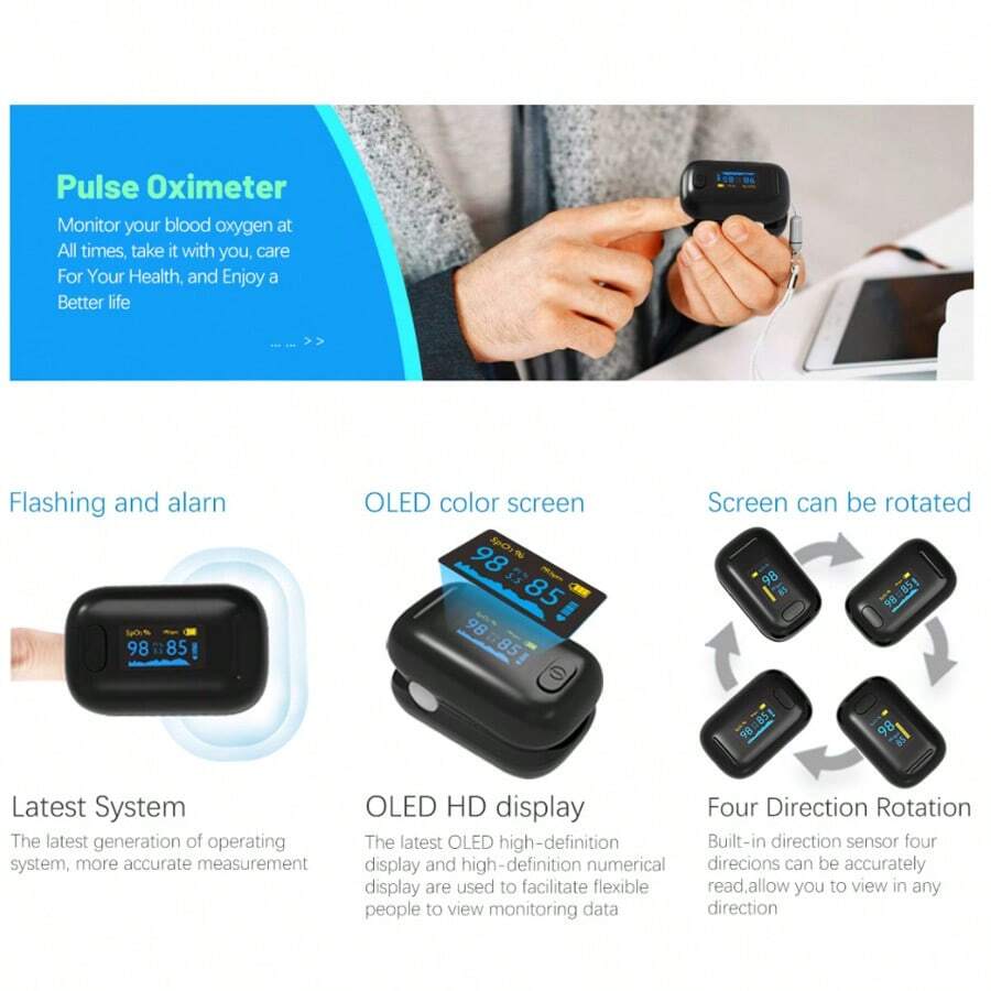 Household Finger Pulse Oximeter