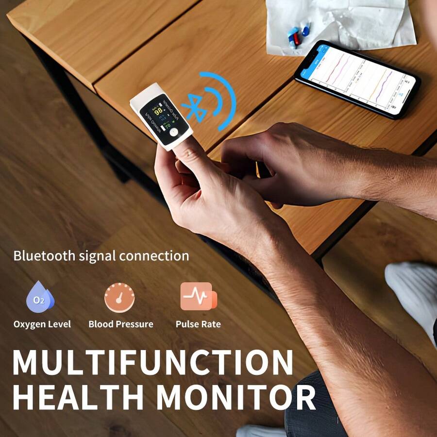 🚀Discount: 50% OFF🚀2-in-1 Blood Oxygen & Blood Pressure Monitor