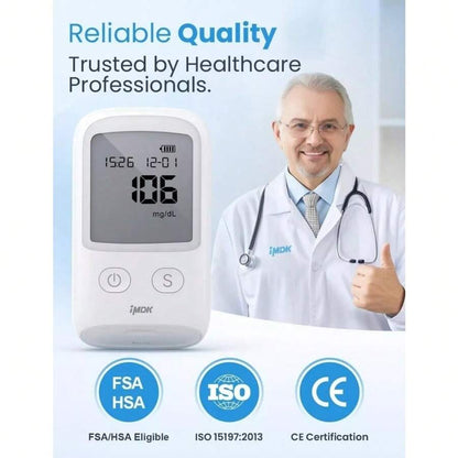 Blood Glucose Meter Diabetes Test Kit