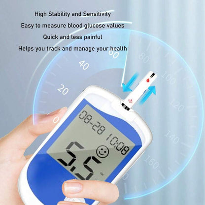 🚨Hot Pick: Save 50%🚨Blood Glucose Monitor Kit with 50 Strips & Lancets