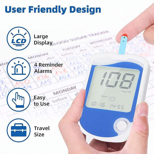 🚨Hot Pick: Save 50%🚨Blood Glucose Monitor Kit with 50 Strips & Lancets