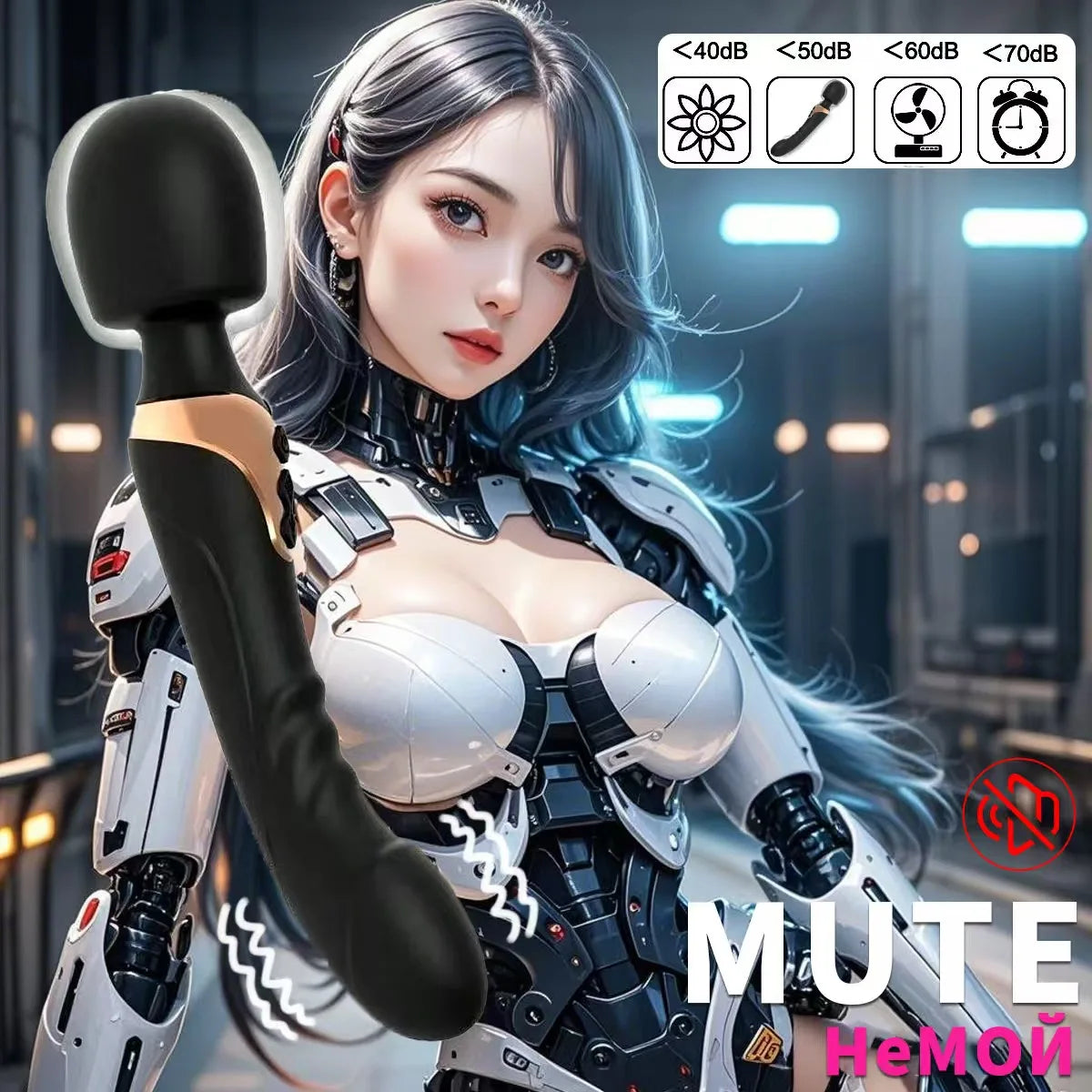 🍑SALE 50% OFF🍑Dildos Vibrator Dual Motor Silicone AV Magic Wand – Powerful G-Spot Clitoris Massager for Women Adults 18+