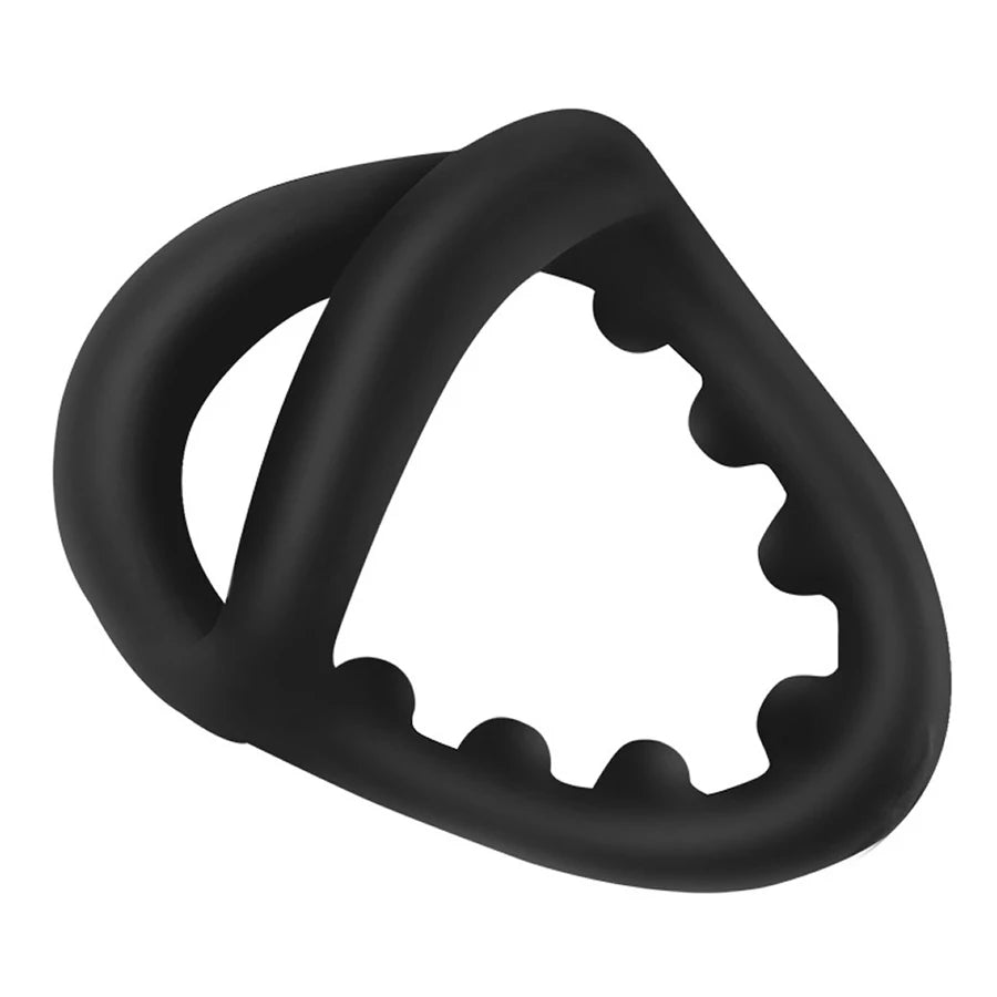 🍑SALE 50% OFF🍆Triangular Silicone Penis Ring with Massage Beads 🍆