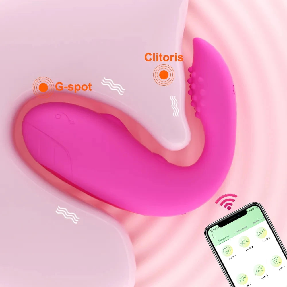 🍑SALE 50% OFF🍆App Bluetooth Control Vibrator Egg for Women 🔥
