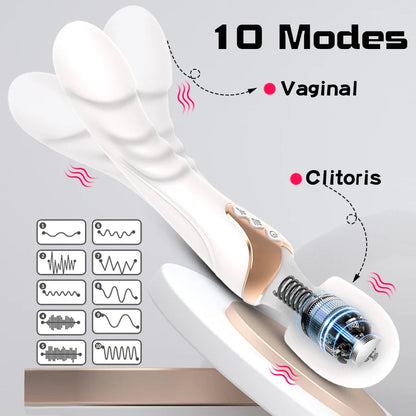 🍑SALE 50% OFF🍑Dildos Vibrator Dual Motor Silicone AV Magic Wand – Powerful G-Spot Clitoris Massager for Women Adults 18+