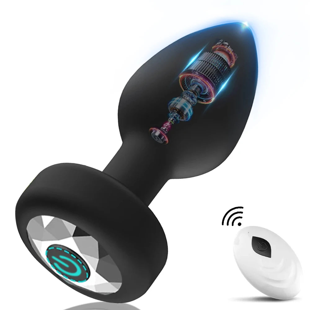 🍑SALE 50% OFF🍆APP Wireless Anal Vibrator Butt Plug – Prostate Massager & Stimulator for Men and Women 📱