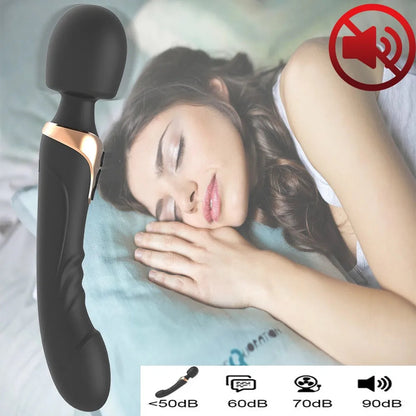 🍑SALE 50% OFF🍑Dildos Vibrator Dual Motor Silicone AV Magic Wand – Powerful G-Spot Clitoris Massager for Women Adults 18+