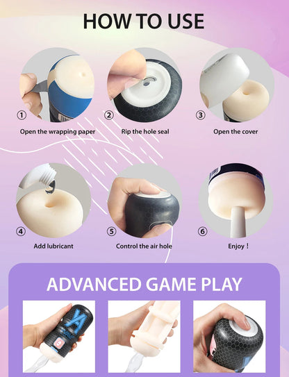 🔥BIG SALE 50%TO DAY🔥Realistic Masturbator Cup 🍑