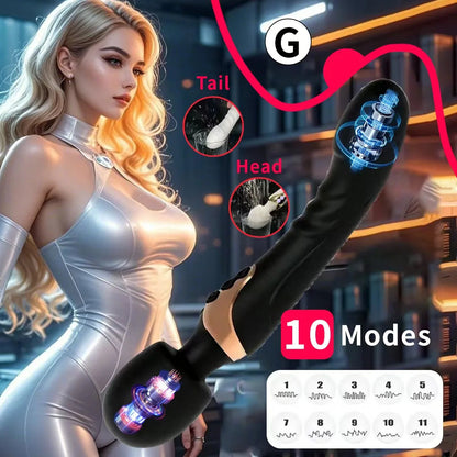 🍑SALE 50% OFF🍑Dildos Vibrator Dual Motor Silicone AV Magic Wand – Powerful G-Spot Clitoris Massager for Women Adults 18+