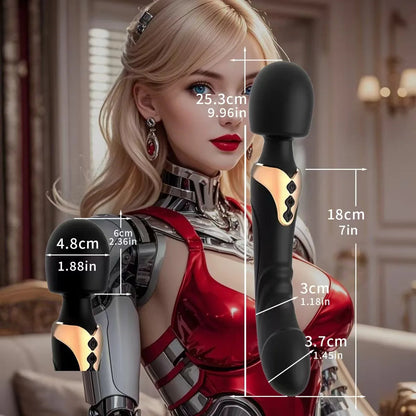 🍑SALE 50% OFF🍑Dildos Vibrator Dual Motor Silicone AV Magic Wand – Powerful G-Spot Clitoris Massager for Women Adults 18+