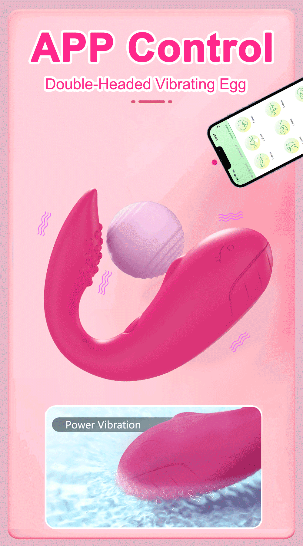 🍑SALE 50% OFF🍆App Bluetooth Control Vibrator Egg for Women 🔥