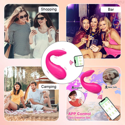 🍑SALE 50% OFF🍆App Bluetooth Control Vibrator Egg for Women 🔥